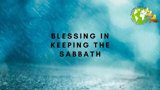 Blessing in Keeping the Sabbath