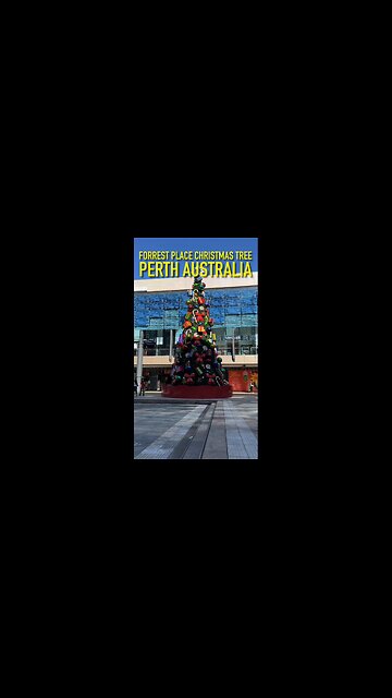 Christmas in Perth 2024🎄: Forrest Place Christmas Tree 2024
