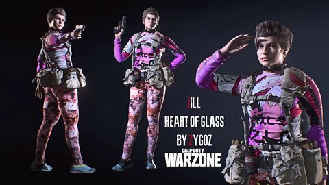 Resident Evil 3 Remake Jill Heart of Glass COD Warzone outfit mod