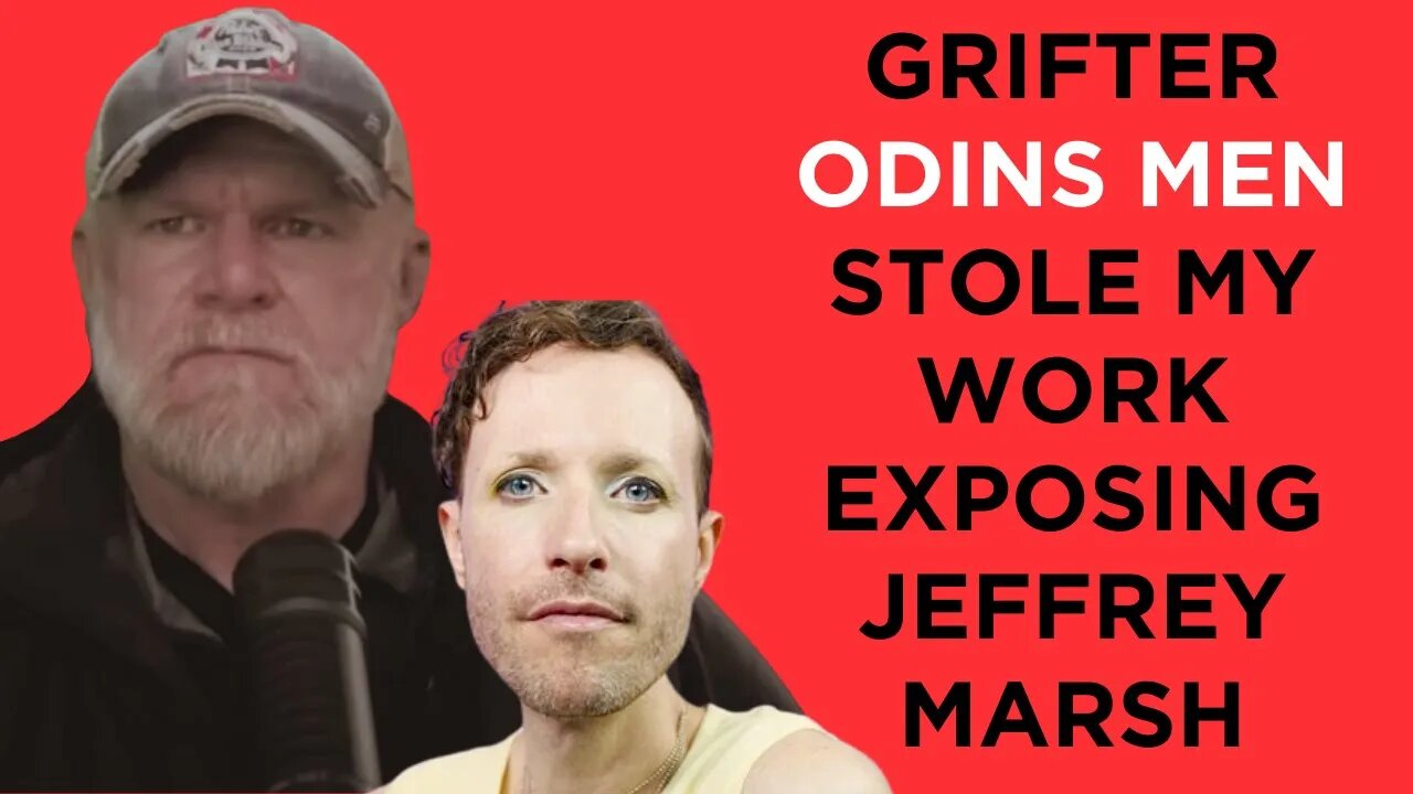 Proof that grifter @OdinsMen stole my work exposing Jeffrey Marsh. This is why conservatives lose.