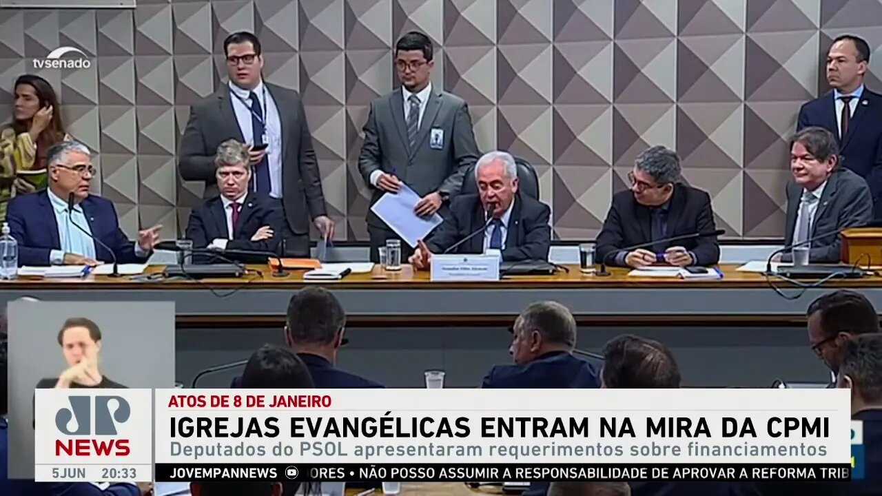 Igrejas evangélicas entram na mira da CPMI do 8 de Janeiro