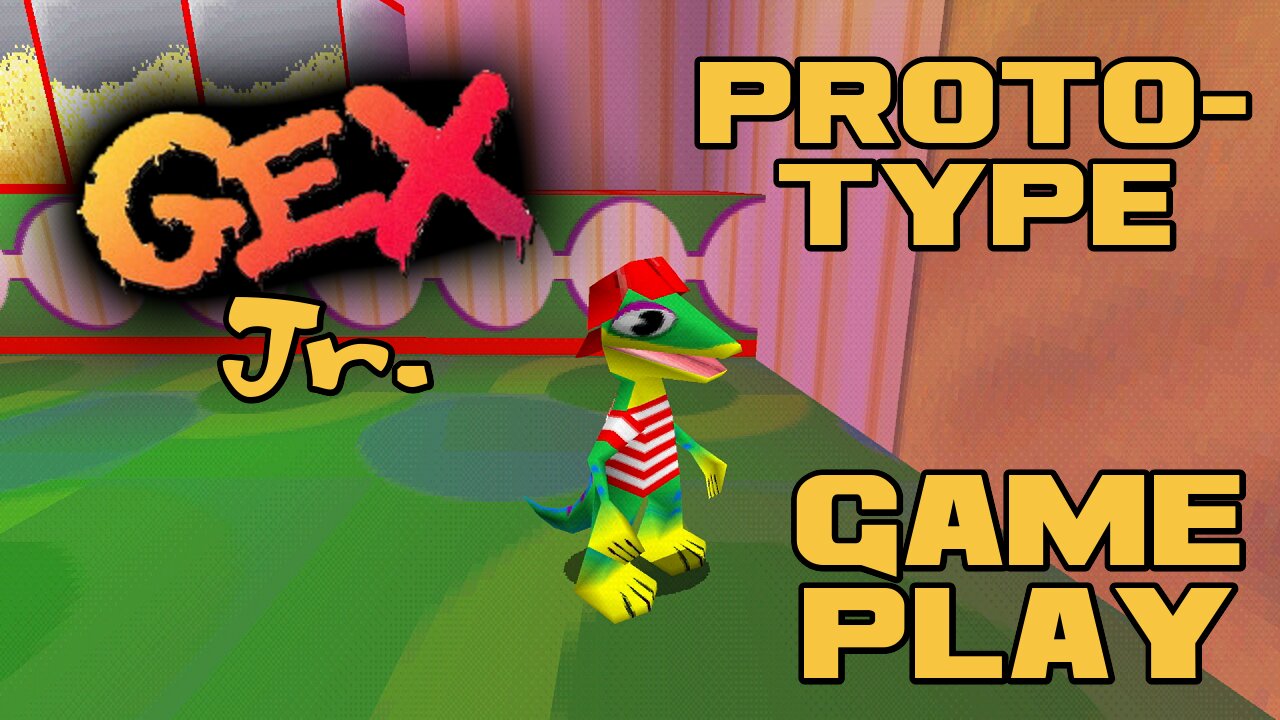 Gex Jr. (Prototype) - PlayStation Gameplay 😎Benjamillion