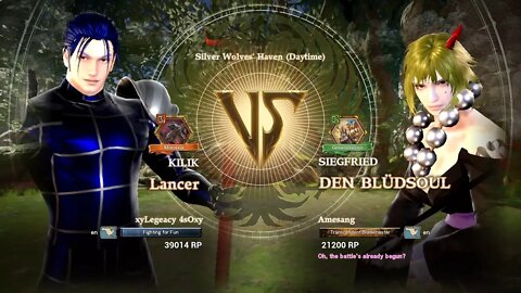 Lancer (xyLegeacy 4sOxy) VS Den Blüdsoul (Amesang) (SoulCalibur™ VI: Online)