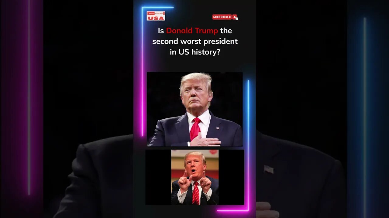 Is Donald Trump the second worst president in US history?