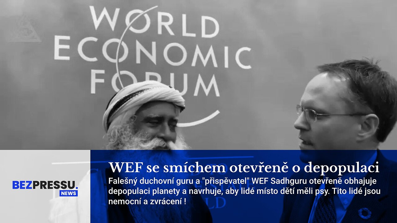 WEF se smíchem otevřeně o depopulaci