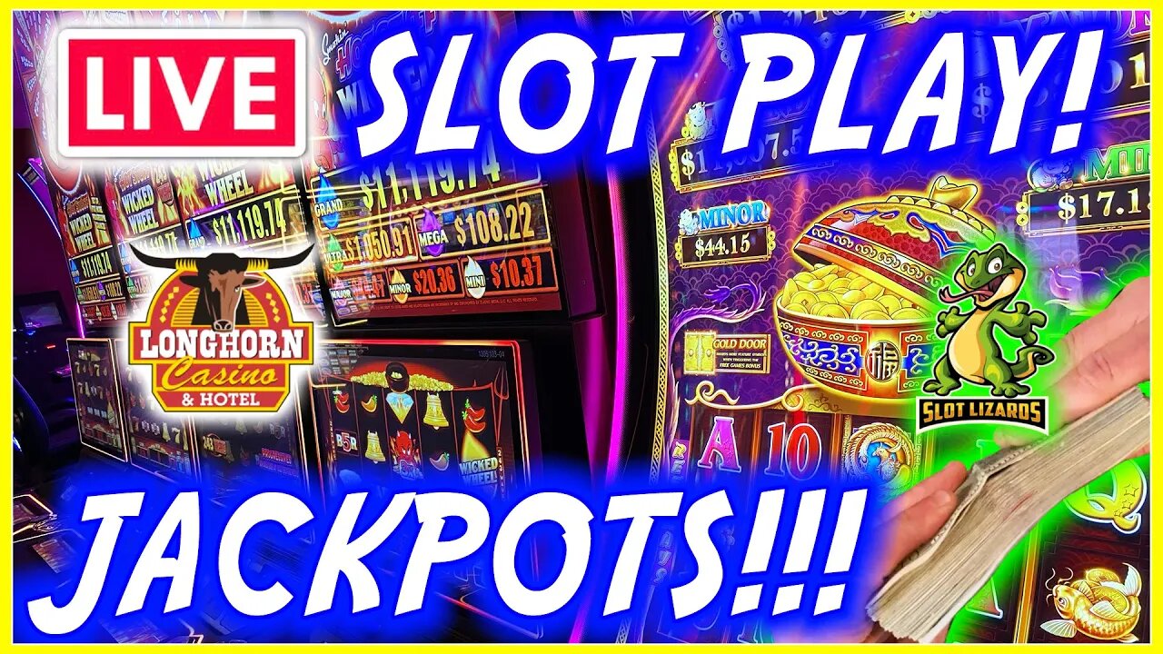 🔴 LIVE SLOT PLAY! GRAND JACKPOT'S INCOMING! LIGHTNING LINK, LUXURY LINE AND MORE! LONGHORN CASINO!