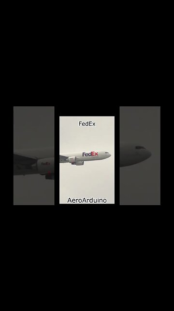 Watch FedEx Boeing #B777 Aggressive Landing #Cargo #Aviation #Fly #AeroArduino