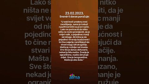 Poruka Svemira 23.02.2023. 💙