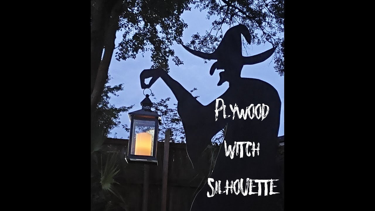 Plywood Witch Silhouette's