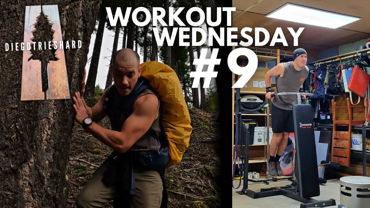 Get in Shape Off Grid! | Chest Triceps & Mountain Climb | Workout Wednesday 9