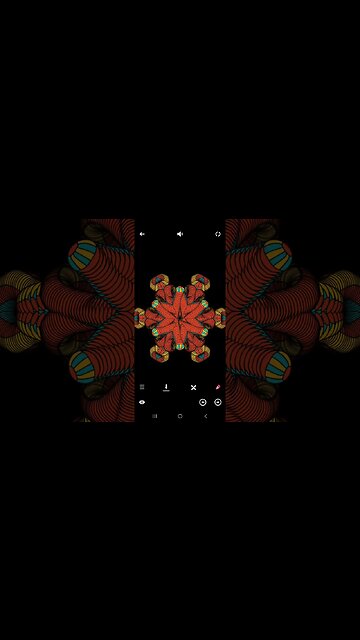 Tangle app on Android: perfect symmetry #25