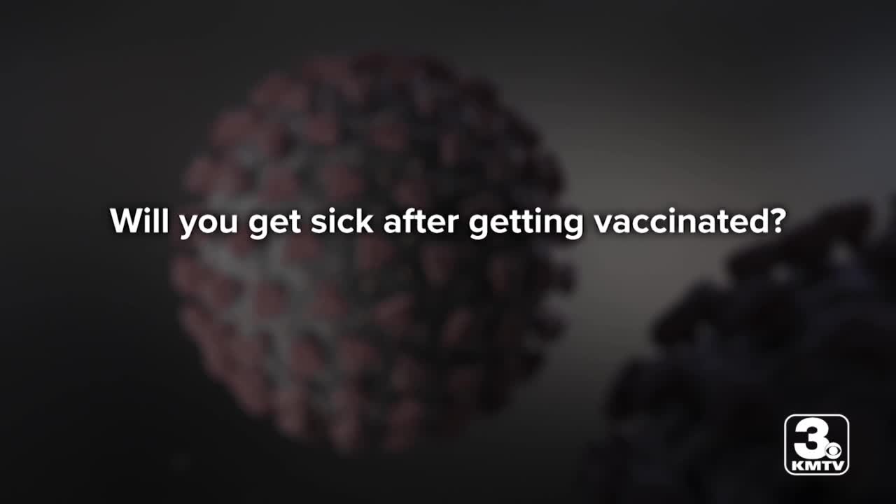 Common COVID-19 Vaccine Questions: Will you get sick after getting vaccinated?