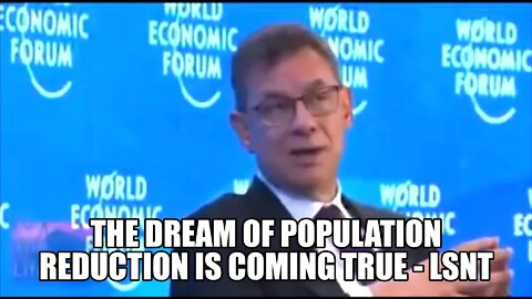 BY 2023 THE POPULATION WILL BE REDUCED BY 50% TODAY THIS DREAM IS BECOMING A REALITY....