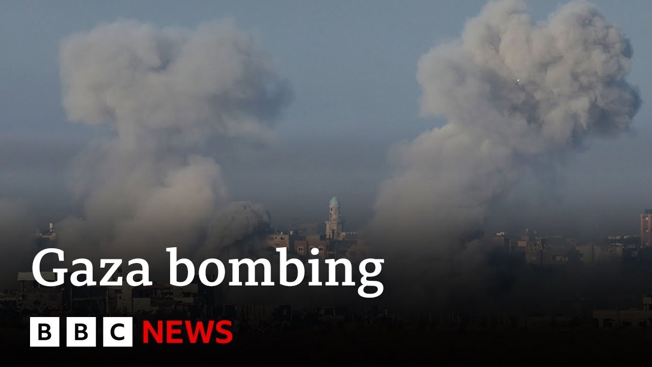 Israel continues bombing of Gaza as US urges protection of civilians | BBC News