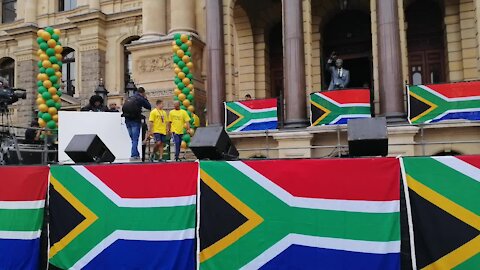 SOUTH AFRICA - Cape Town - Springbok Trophy Tour (Video) (oNW)