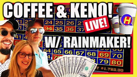 🚨LIVE KENO ACTION! Making it Rain Jackpots with Rainmaker!