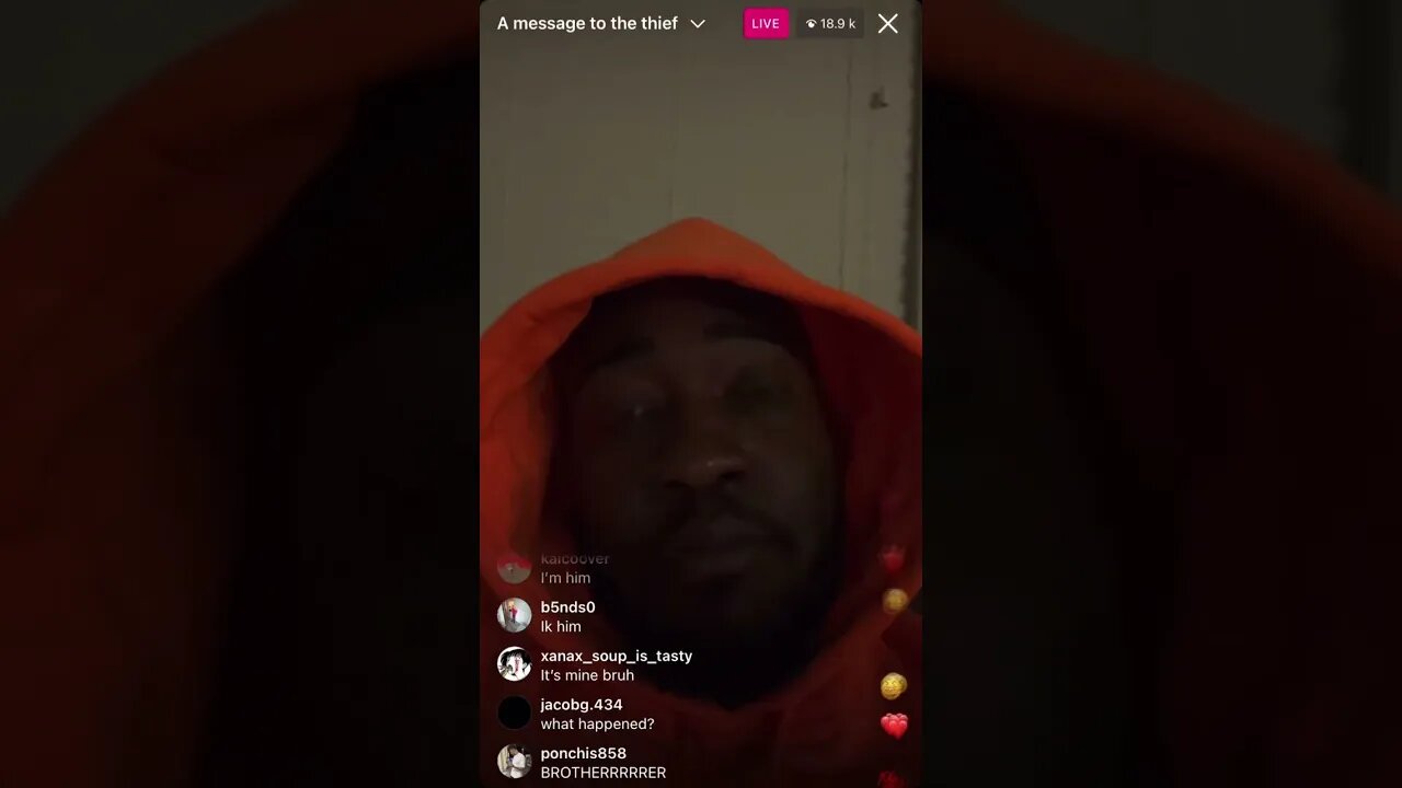 [JiDion Instagram Live VOD] A message to the thief.