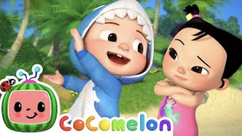 Mermaid at the Beach Song | CoComelon Nursery Rhymes & Kids Songs