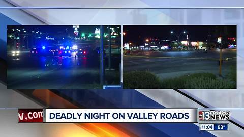 2 pedestrians killed overnight