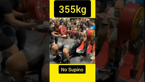 Supino de 355kg de Julius Maddox