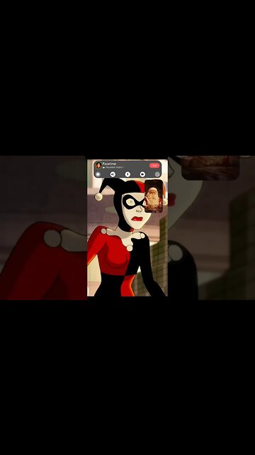 Harley Quinn FaceTimes with Santa