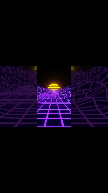 Synthwave | Chillwave | Retrowave Purple Neon Background Loop Preview #shorts