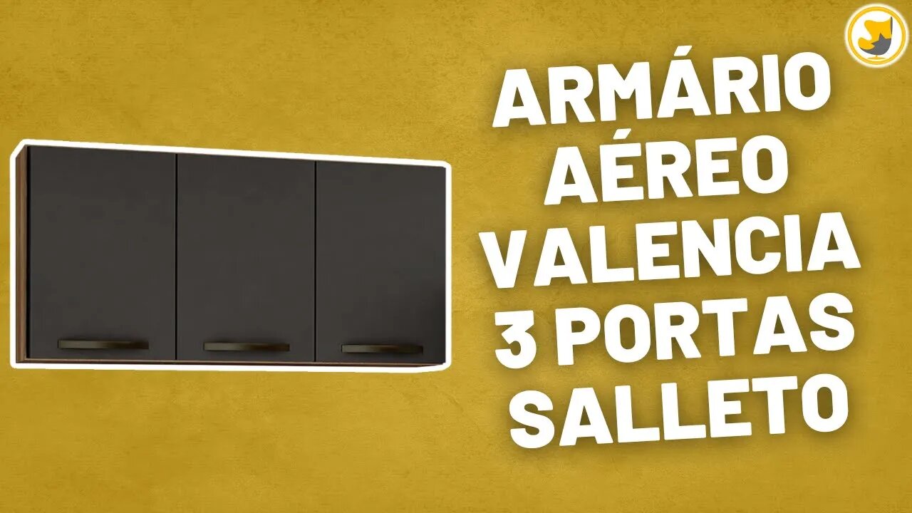 Armário Aéreo Valencia 3 Portas Salleto