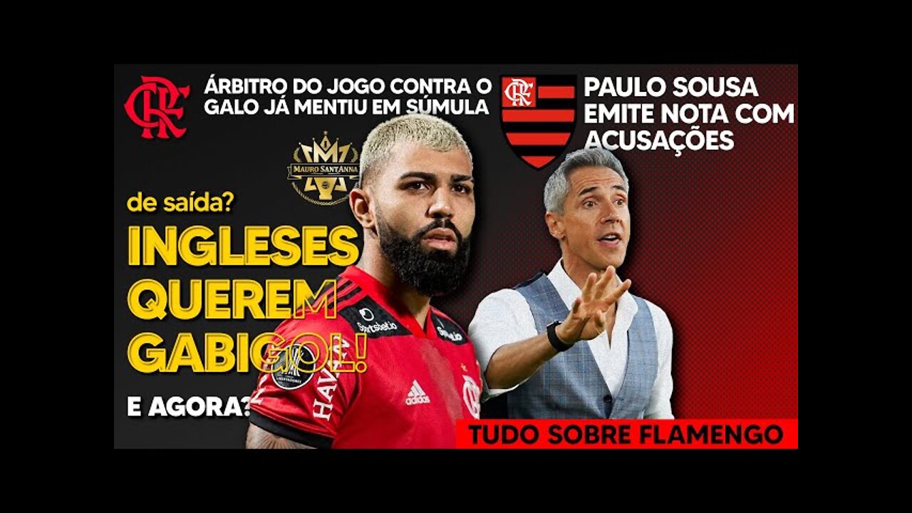 DE SAÍDA? A VERDADE SOBRE GABIGOL NA INGLATERRA! ÁRBITRO MENTIU NA SÚMULA! MENSAGENS OCULTAS EM NOTA