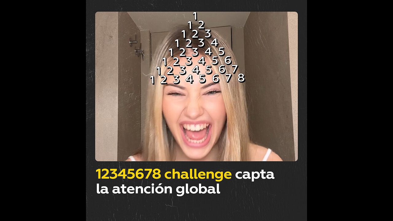 Miles de personas en Tik Tok tratan de replicar el 12345678 challenge