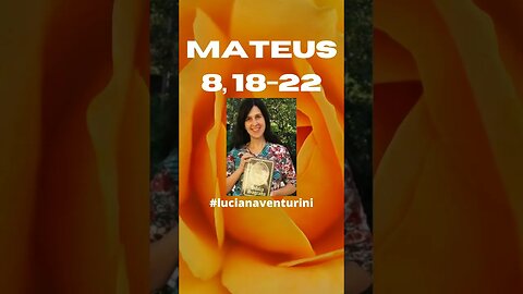 Mateus 8, 18-22 Exigências do segmento #shorts #lucianaventurini #evangelhodemateus