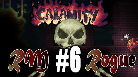 Skeletron Fight + New Weapons! and the perferators? | Calamity Rogue Revengeance episode 6