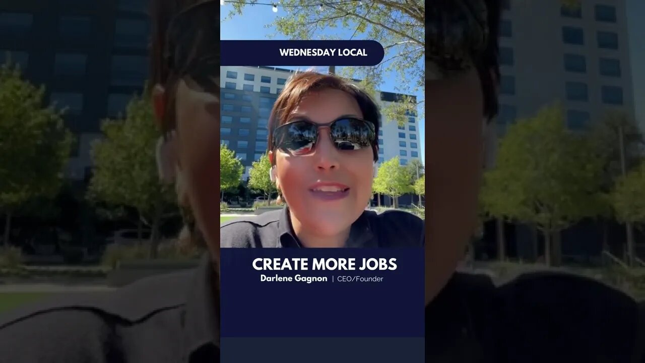 CREATE MORE JOBS