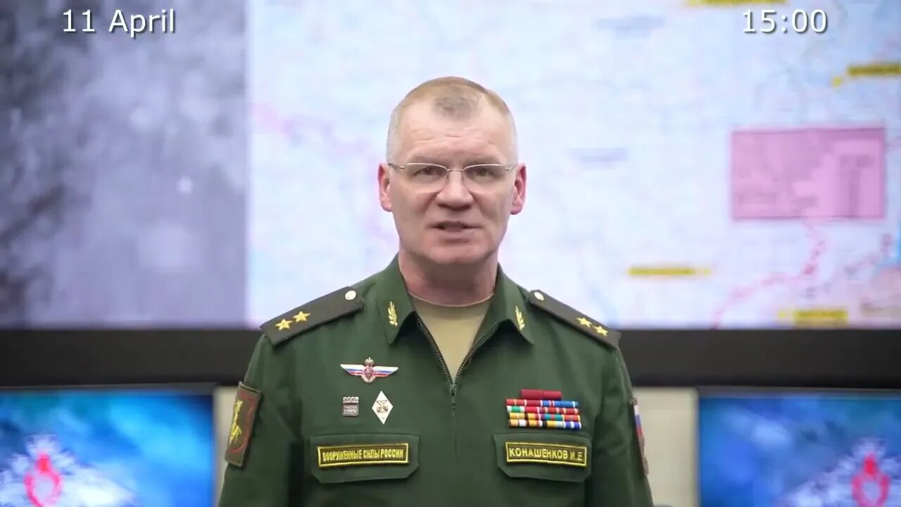 MoD Russia: Ukraine SMO Daily Report, 11 April 2023.