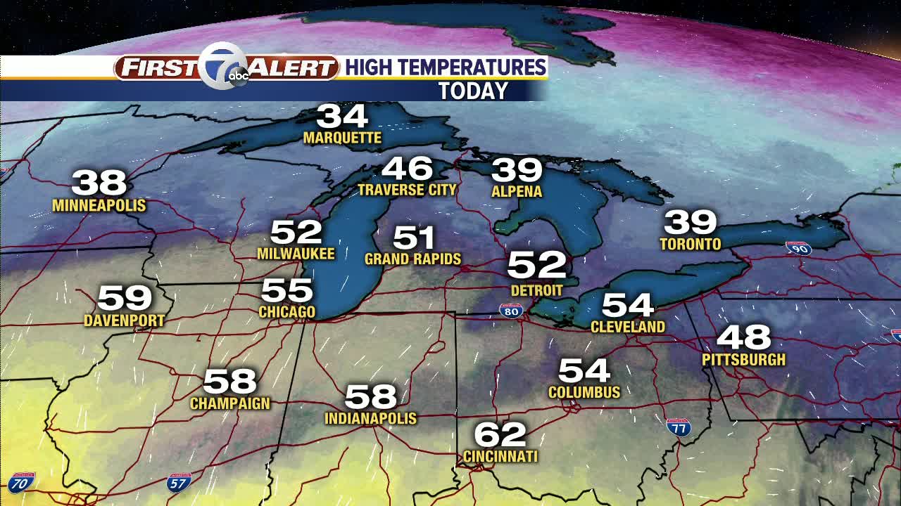 Metro Detroit Forecast: Still warm the rest of the week