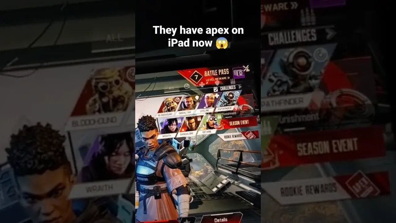 They have Apex Legends on iPad now!