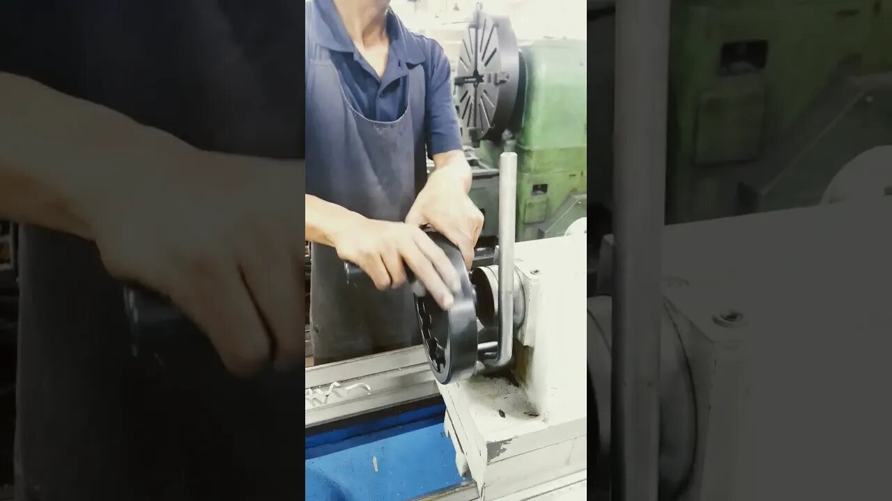 Lathe Machine Working - Aluminium Drilling, Technology Video