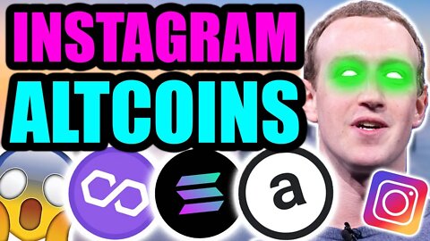 THESE ALTCOINS JUST PARTNERED WITH INSTAGRAM!!! (insane potential..)