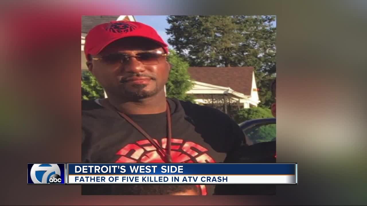 Father of 5 dies after ATV he was riding crashes into building in Detroit