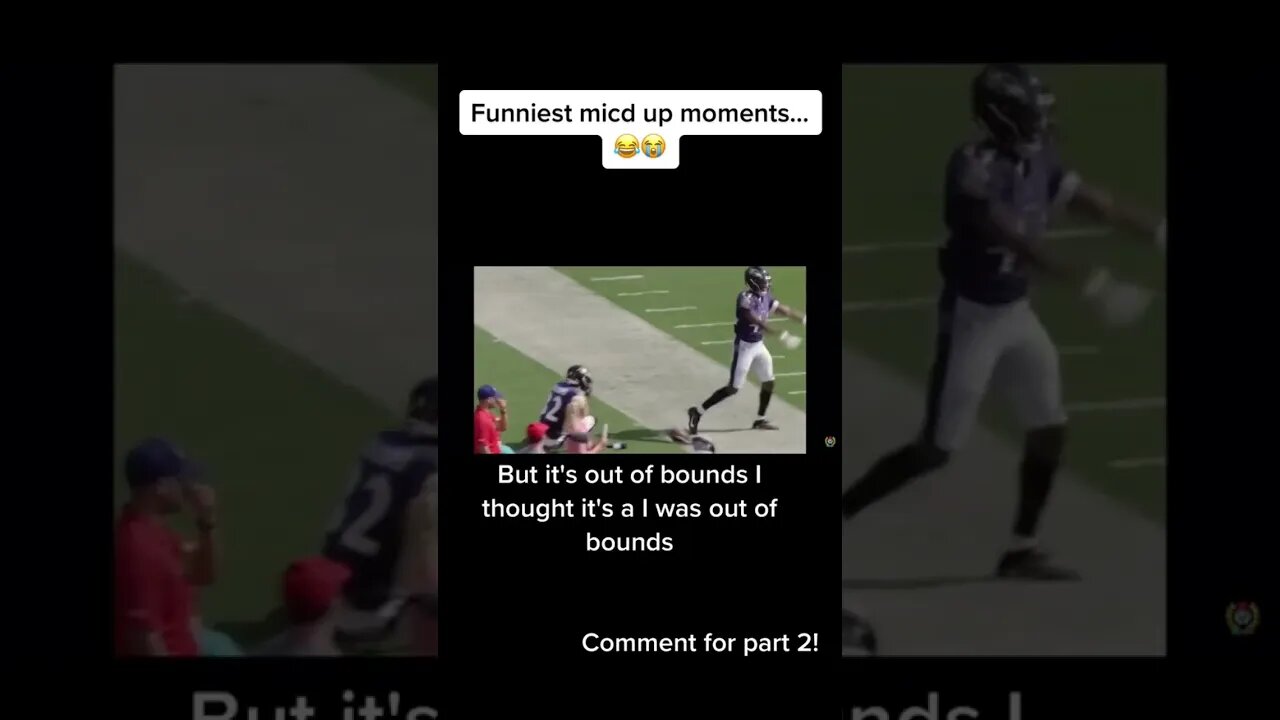 “I WAS OUTTA BOUNDS 😂” Funniest Mic’d Up NFL Moments!