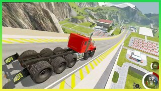 TruckFails | Explosive Ramp #108 | BeamNG.Drive |TrucksFails