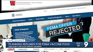 Planning resumes for FEMA vaccine PODS