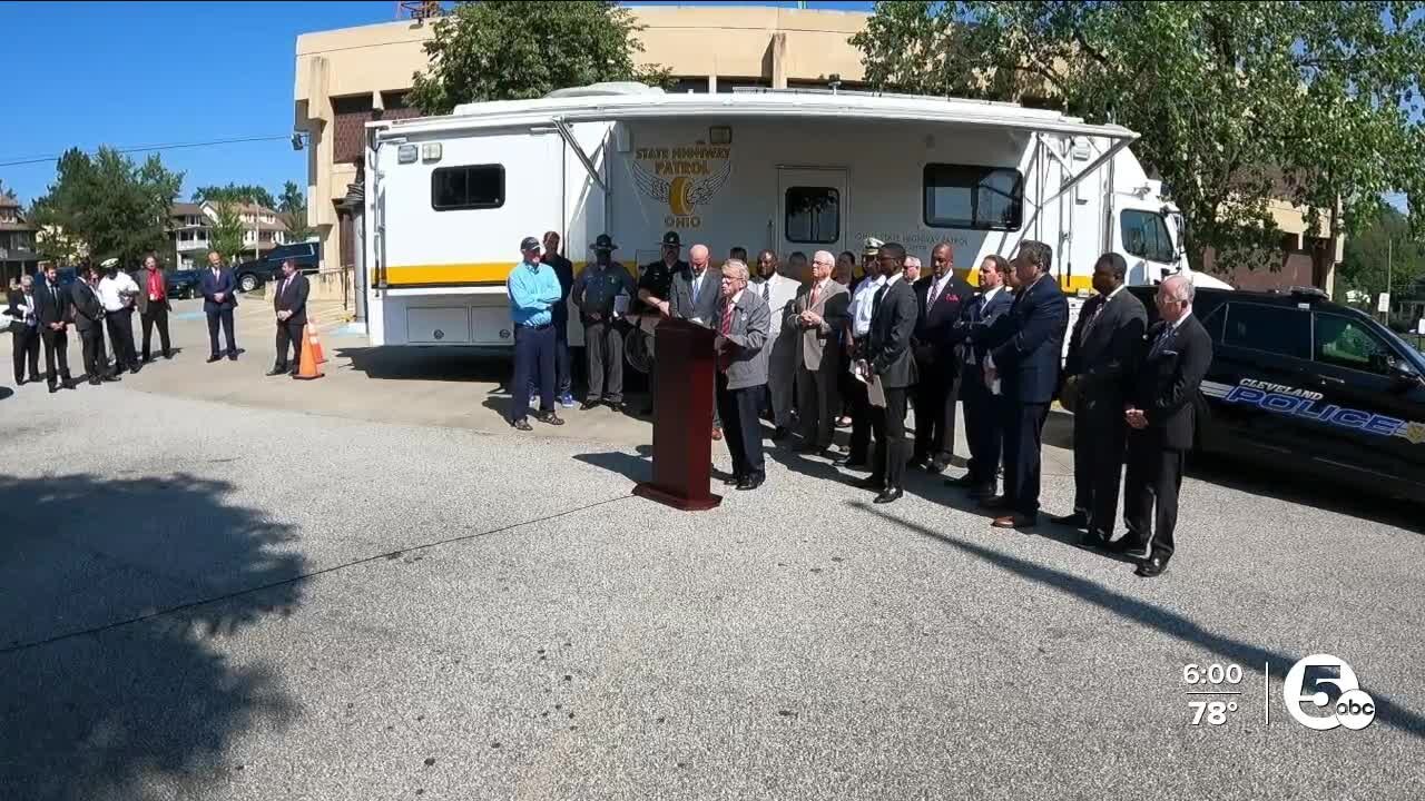 Gov. DeWine announces state agencies will help fight crime in Cleveland