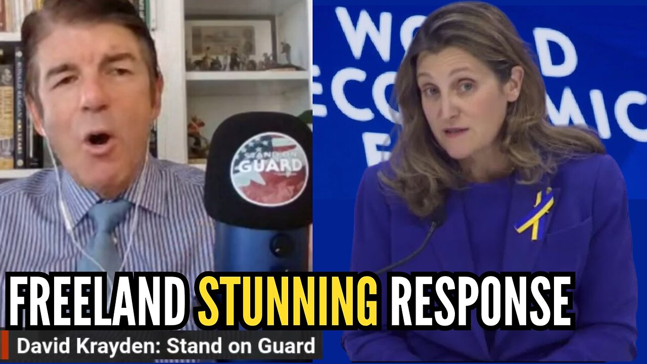 Tone Deaf Freeland Offers Canadians Nothing on World Stage with Stunning Lack of Awareness: SOG CLIP