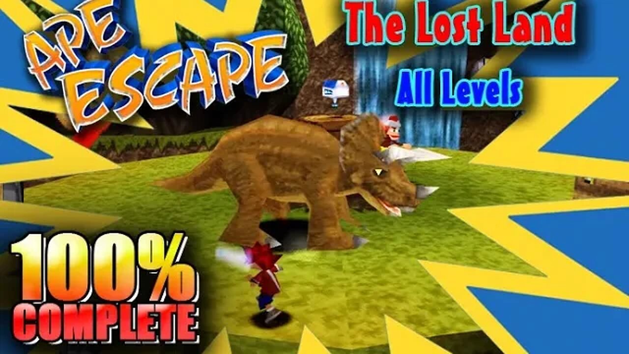 Ape Escape: The Lost Land [All Levels] - 100% Complete (with commentary) PS1