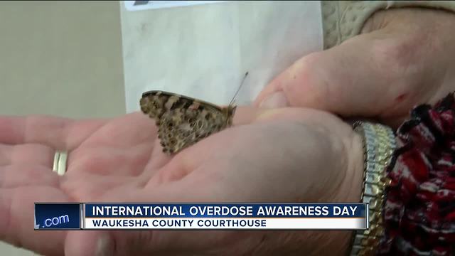 Butterflies released to raise awareness of opiates overdoses