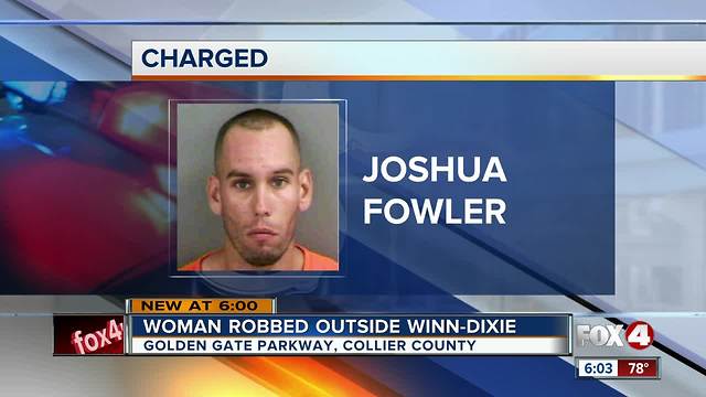 Man accused of robbing woman at Naples Winn Dixie