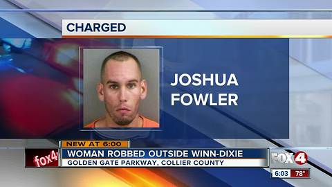 Man accused of robbing woman at Naples Winn Dixie