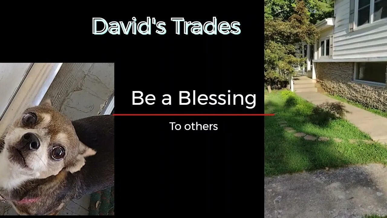 Be a Blessing to others. I mowed a neighbor's yard.