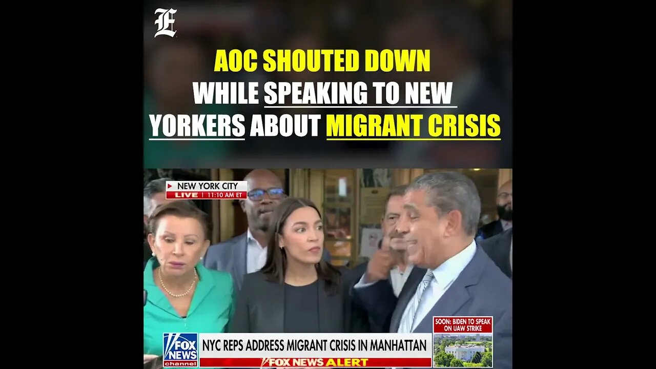 AOC shouted down by protesters in New York as migrant crisis worsens