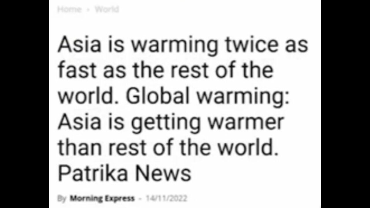 EVERYWHERE IS TWICE AS HOT AS EVERYWHERE — THE CLIMATE HOAX